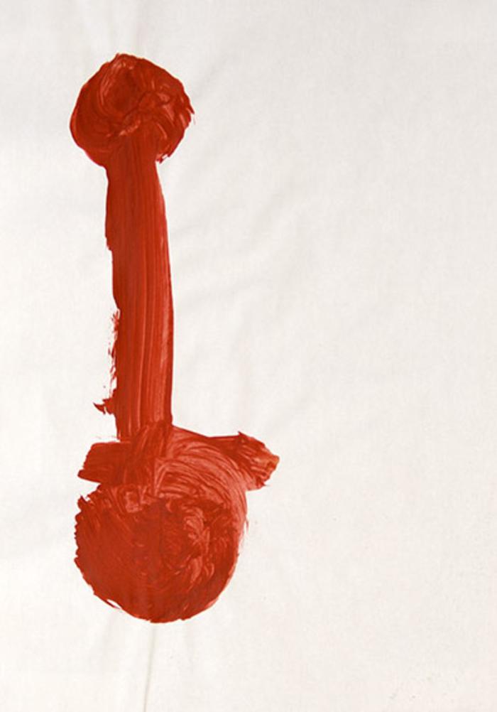 Mancino, astratto rosso