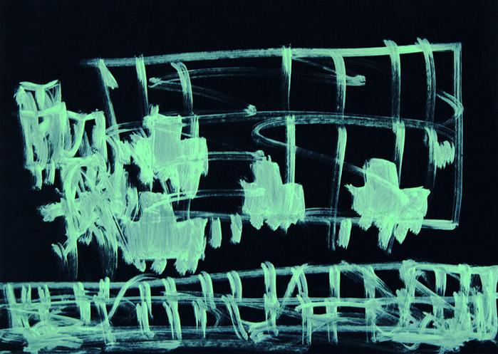 Greco, astratto verde