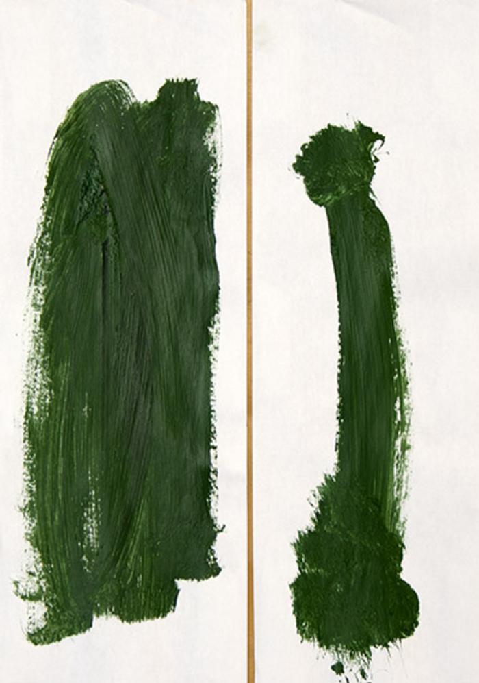 Mancino, astratto verde