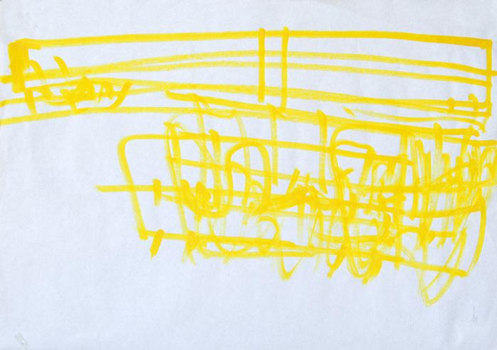 Greco, astratto giallo