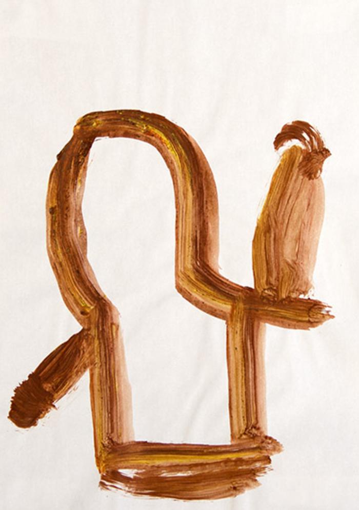 Mancino, astratto arancione