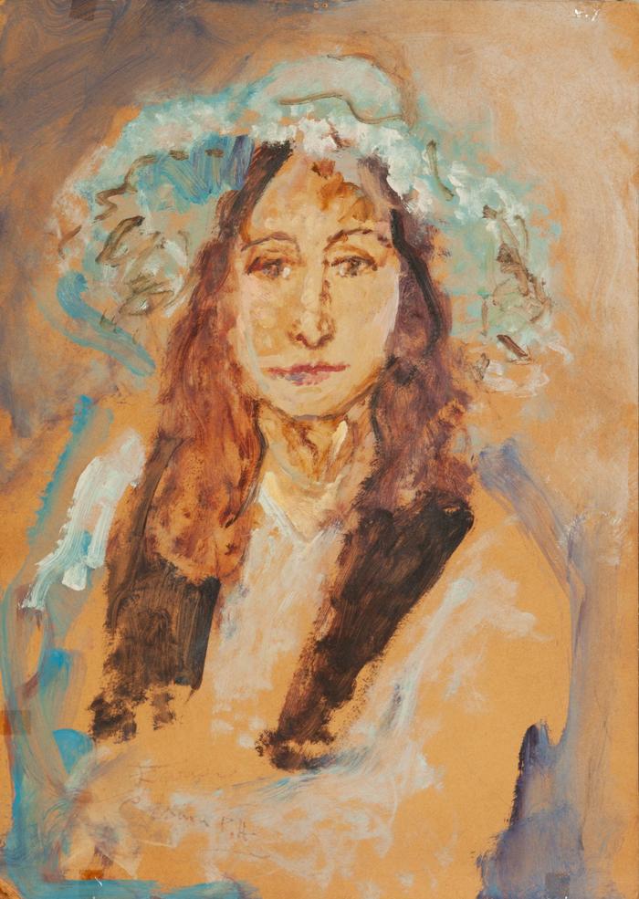 3. <i>Donna con Cappello</i>
olio su masonite
70 x 50 cm